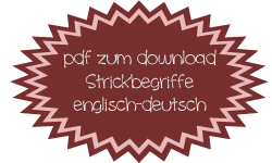 Strickbegriffe englisch-deutsch als pdf