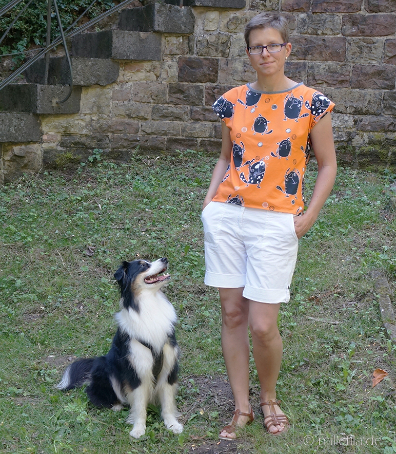 Bluse Frau Frida aus Jersey