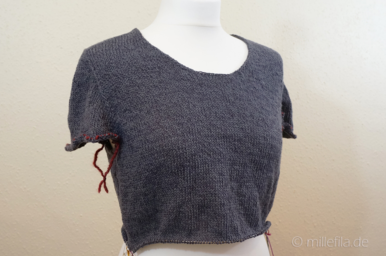 Simple Ziggurat - Top Down Pullover