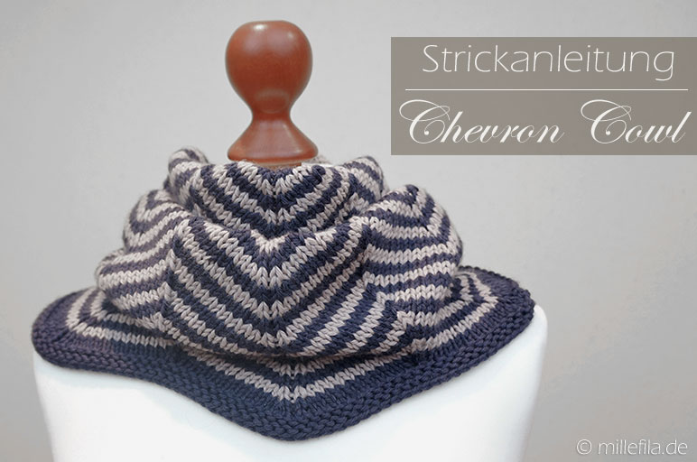 kostenlose Strickanleitung Chevron Cowl